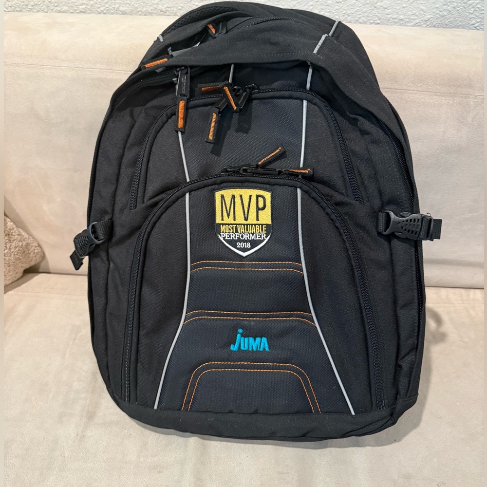 Basic Black Backpack For Men - image 1